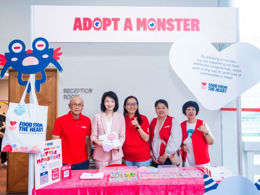 FFTH's fundraising booth: Adopt A Monster